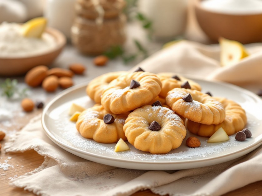 Amaretti : Biscuits Italiens aux Amandes et Citron