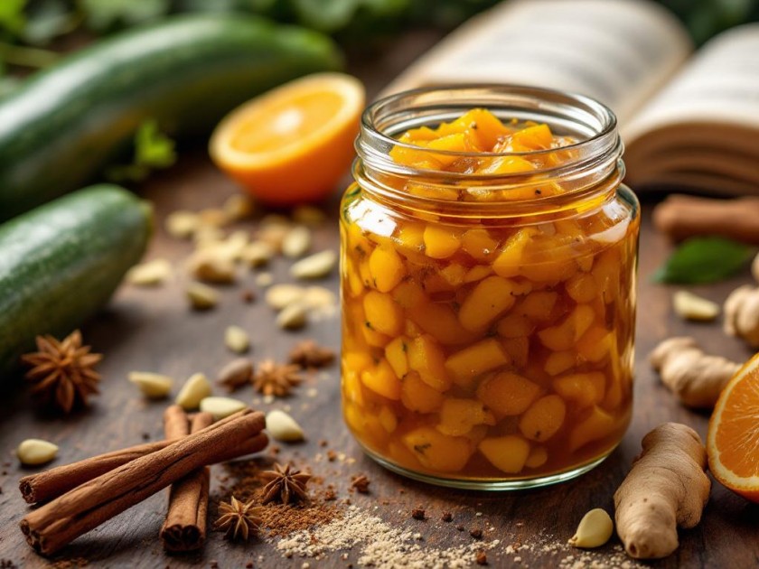 Confiture de Courgettes Épicées Maison