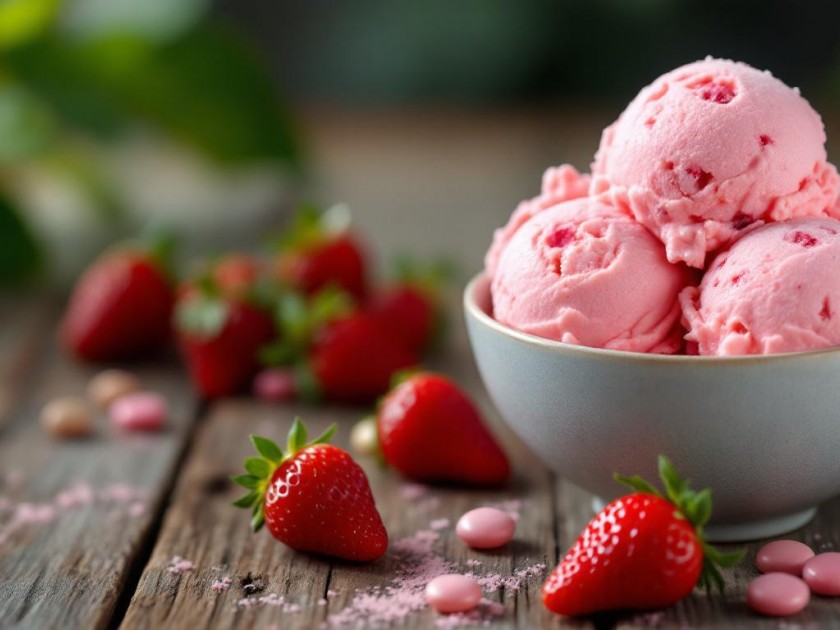 Glace Irresistible aux Fraises Tagada