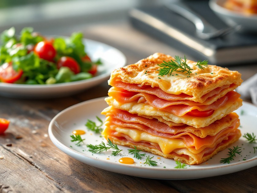 Délicieuses bricks au saumon fumé