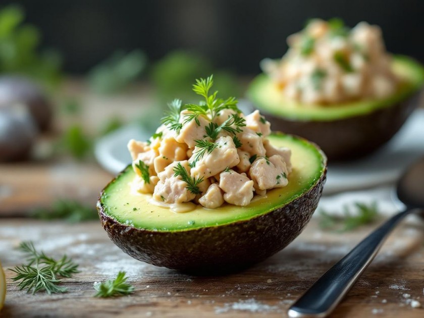 Avocat Farci au Thon : Une Entrée Fraîche et Savoureuse