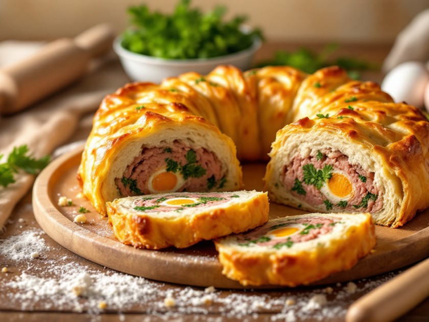 Recette de Pâté de Pâques Berrichon Traditionnel