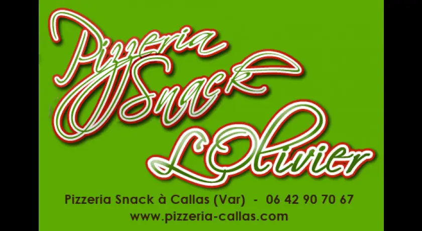 Restaurant Pizzeria Snack L'olivier à Callas Callas