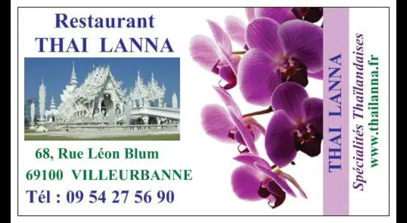 Restaurant Thai Lanna Villeurbanne