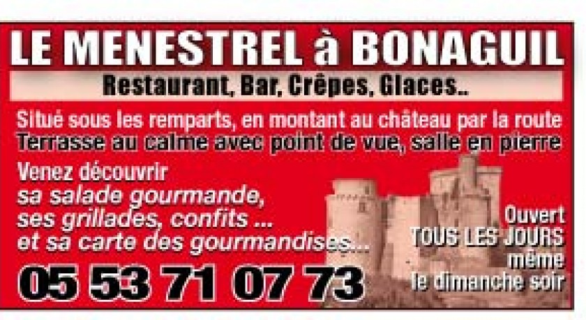 Restaurant Le Menestrel Saint-front-sur-lémance