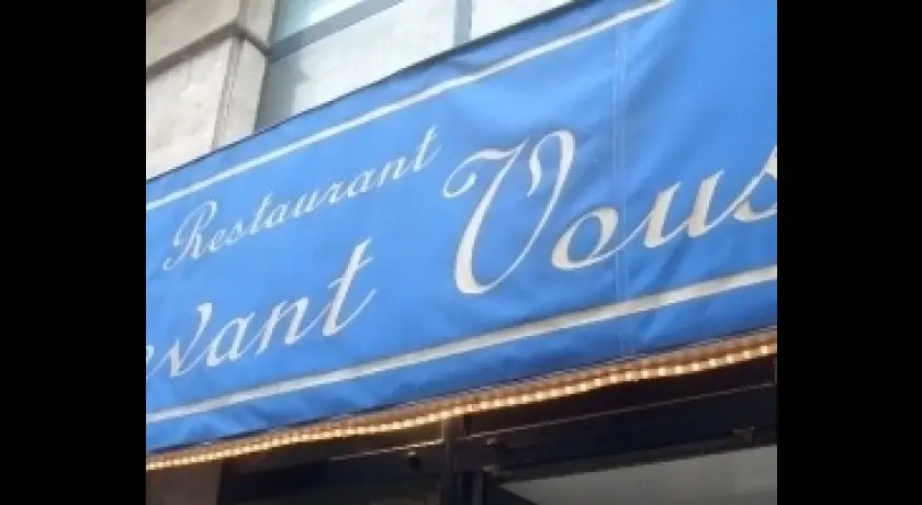 Restaurant Devant Vous Paris