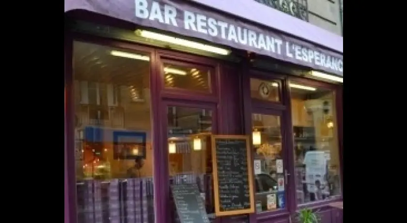 Restaurant L'espérance Paris