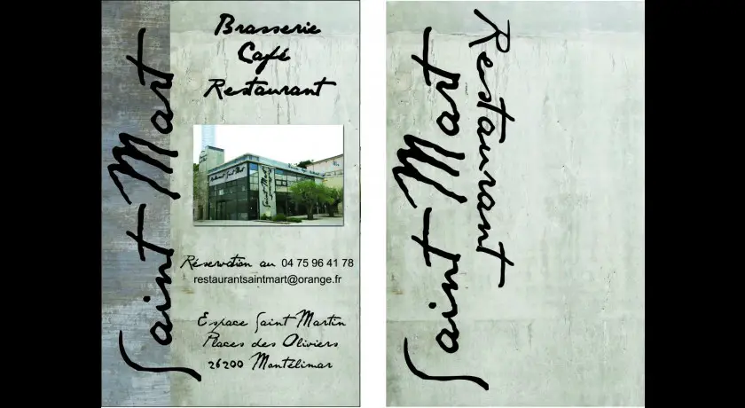 Restaurant Le Saint Mart Montélimar
