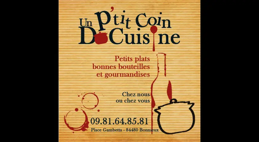 Restaurant Un P'tit Coin De Cuisine Bonnieux