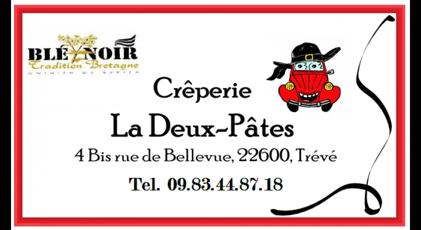 Restaurant Crêperie La Deux-pâtes Trévé
