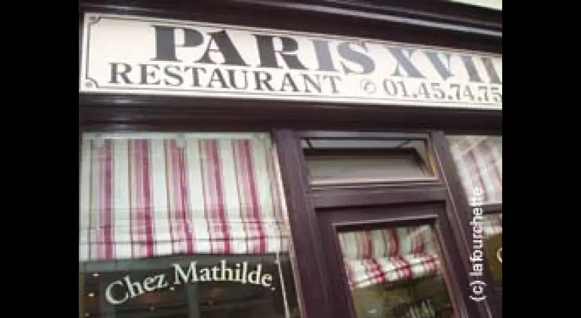 Restaurant Chez Mathilde Paris