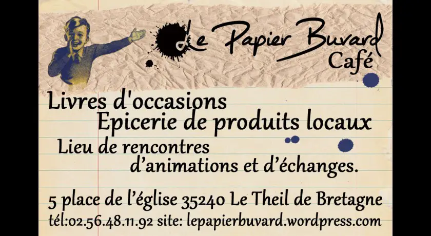 Restaurant Le Papier Buvard Le Theil-de-bretagne