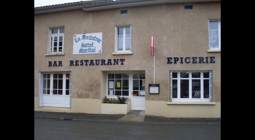 Bar-restaurant La Fontaine Saint Martial Roussac