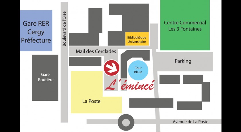 L'émincé - Restaurant Cergy 