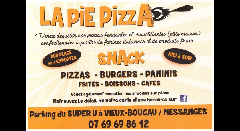 Restaurant La Pie Pizza Messanges