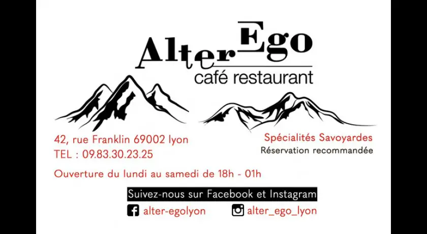 Restaurant Alter Ego Lyon
