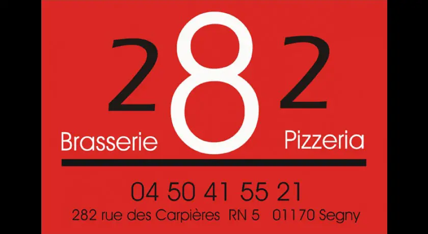 Restaurant 282 Brasserie Pizzeria Ségny
