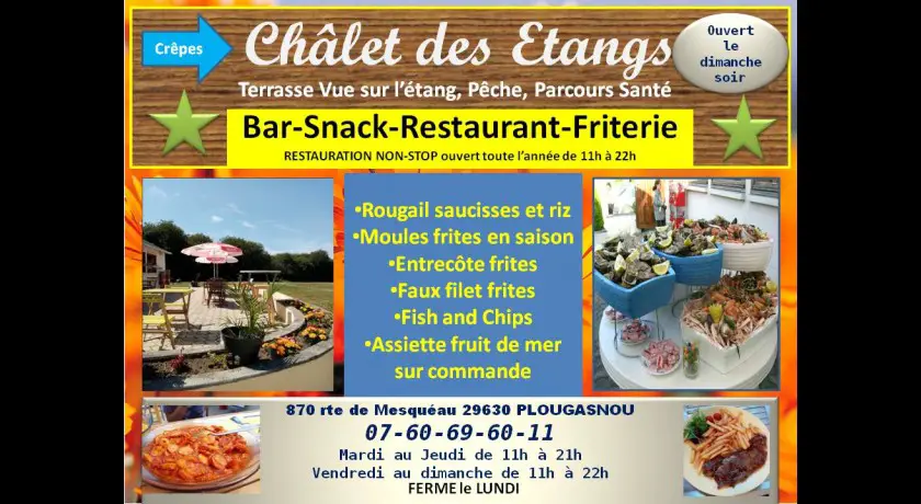 Restaurant Châlet Des Etangs De Mesquéau Plougasnou