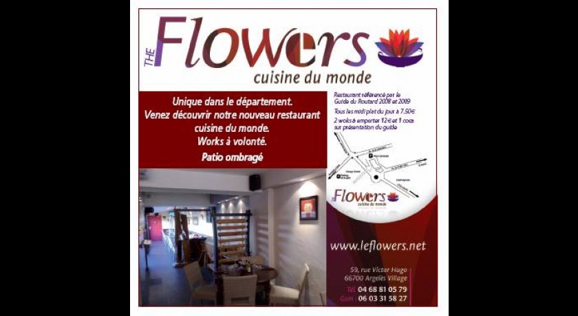 Restaurant The Flowers Argelès-sur-mer