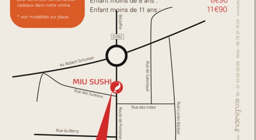 Restaurant Miu Sushi Sartrouville