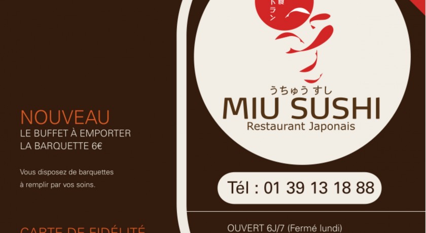 Restaurant Miu Sushi Sartrouville