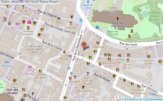 plan Allo-Sushi Rouen Rouen