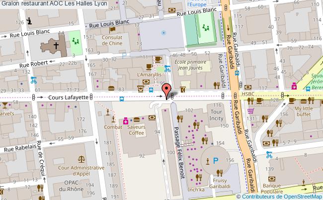 plan AOC Les Halles Lyon