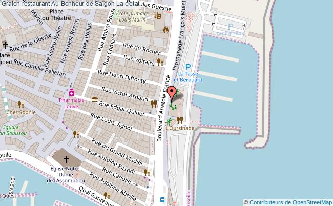 plan Au Bonheur de Saïgon La ciotat
