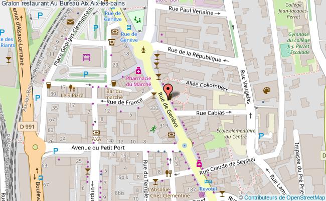 plan Au Bureau Aix Aix-les-bains