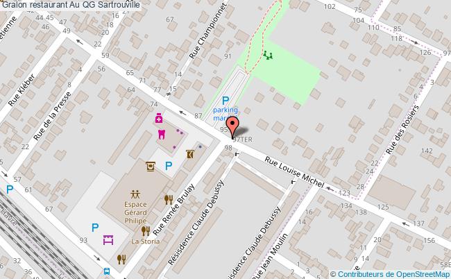 plan Au QG Sartrouville