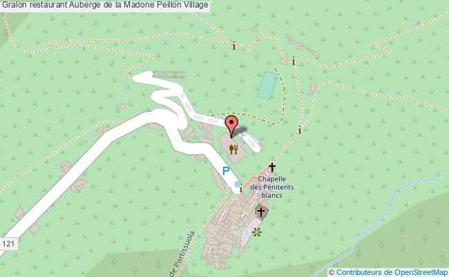 plan Auberge de la Madone Peillon Village