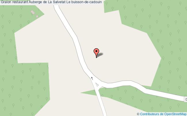 plan Auberge de La Salvetat Le buisson-de-cadouin