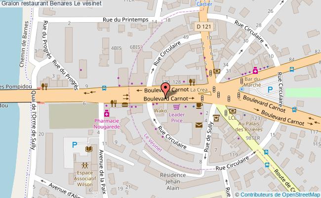 plan Benares Le vésinet