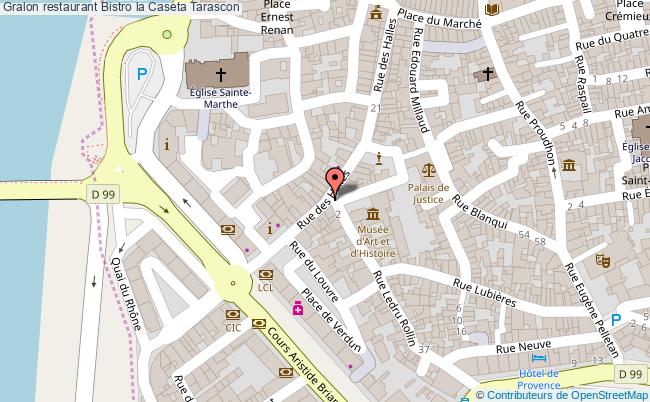 plan Bistro la Caseta Tarascon