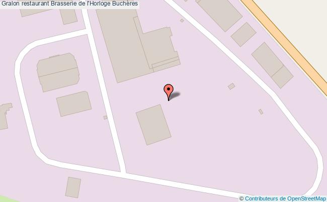 plan Brasserie de l'Horloge Buchères