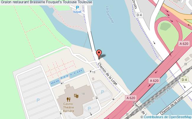 plan Brasserie Fouquet's Toulouse Toulouse