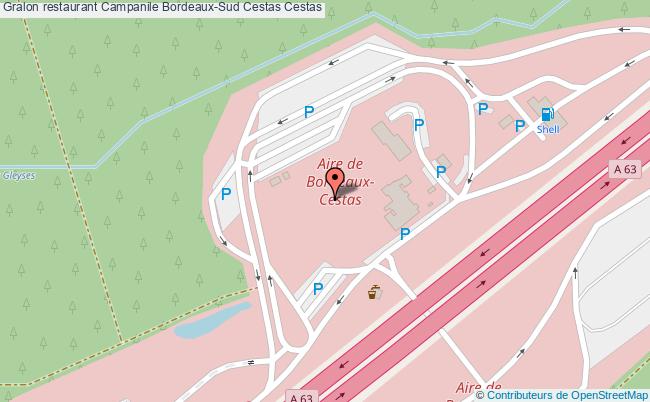 plan Campanile Bordeaux-Sud Cestas Cestas