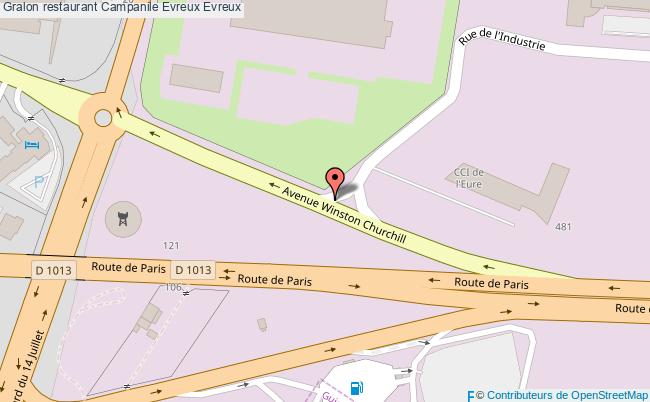 plan Campanile Evreux Evreux