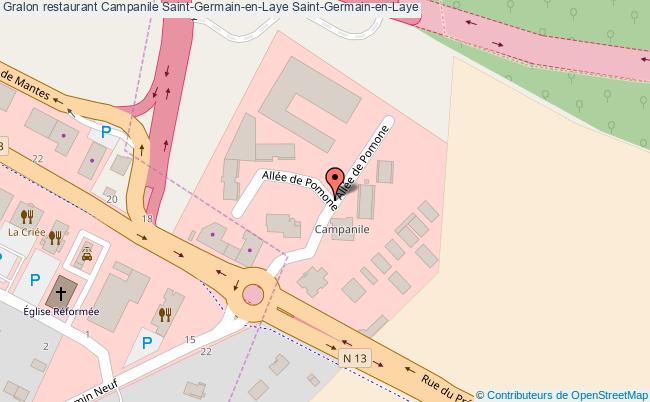 plan Campanile Saint-Germain-en-Laye Saint-Germain-en-Laye