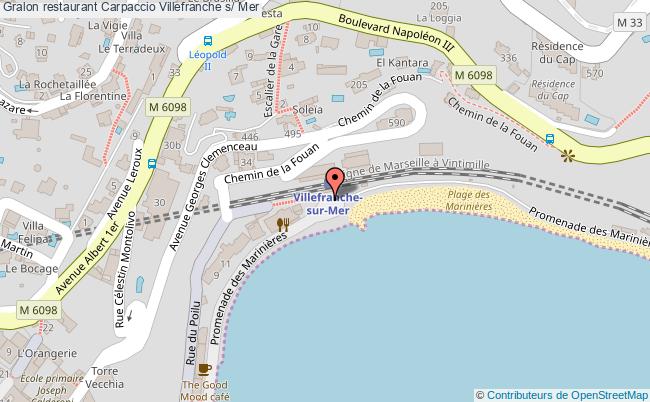 plan Carpaccio Villefranche s/ Mer
