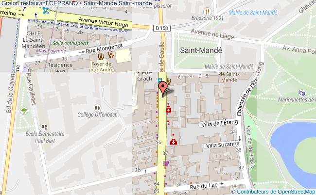 plan CEPRANO • Saint-Mande Saint-mande
