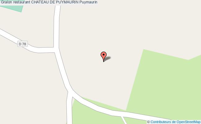 Restaurant Chateau De Puymaurin Puymaurin