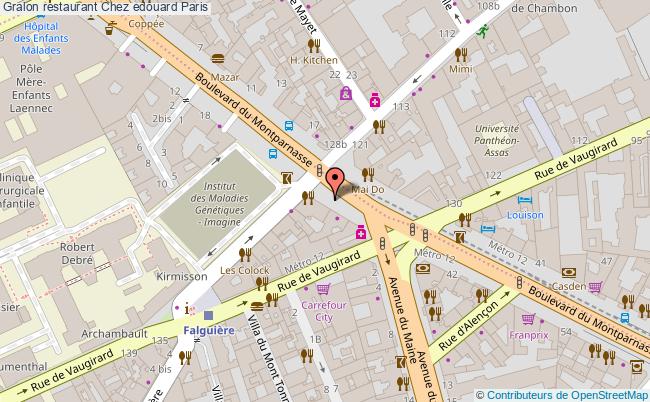 plan Chez edouard Paris