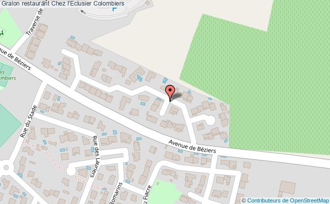 plan Chez l'Eclusier Colombiers