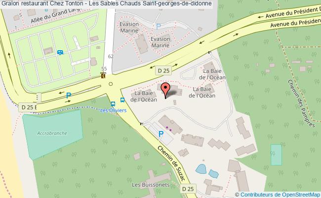 plan Chez Tonton - Les Sables Chauds Saint-georges-de-didonne