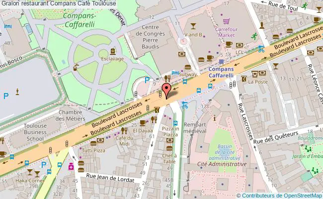 plan Compans Café Toulouse