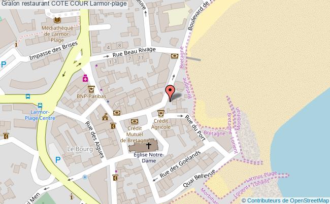 plan COTE COUR Larmor-plage