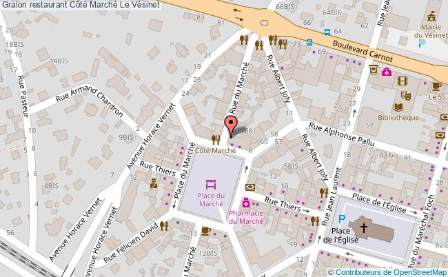 plan Côté Marché Le Vésinet