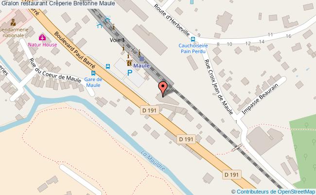 plan Crêperie Bretonne Maule