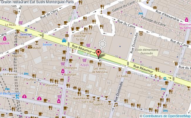 plan Eat Sushi Montorgueil Paris
